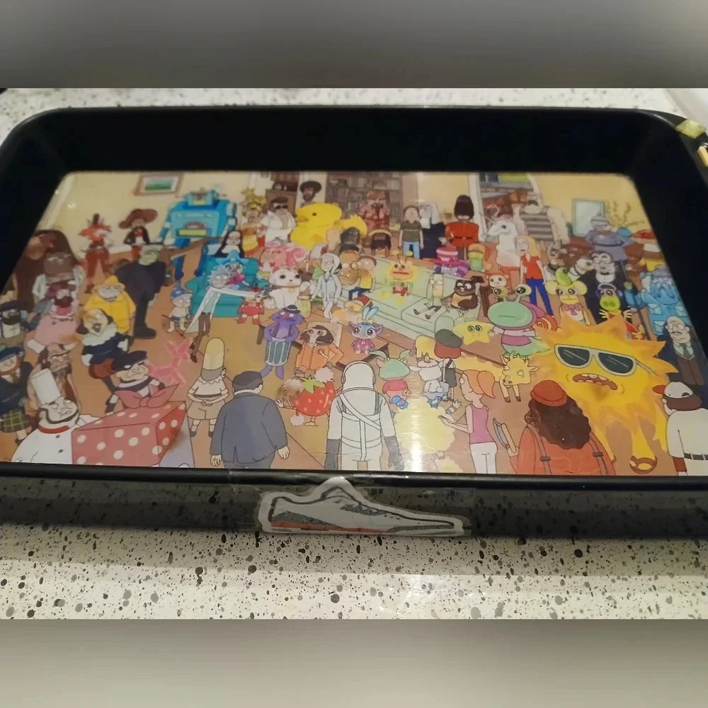 Rick and Morty LED rolling tray